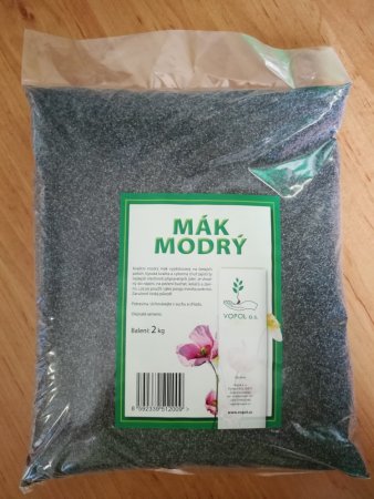 Mák modrý - Velikost balení: 2 kg