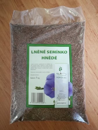 Lněné semínko hnědé - Velikost balení: 1 kg