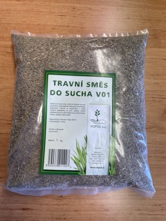 Travní směs do sucha - V01 - Velikost balení: 1 kg