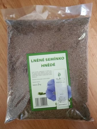 Lněné semínko hnědé - Velikost balení: 2 kg