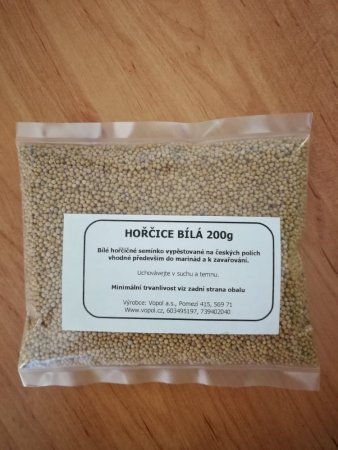 Hořčice bílá - Velikost balení: 200 g