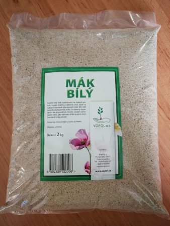 Mák bílý - Velikost balení: 2 kg