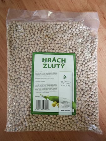 Hrách setý žlutý - Velikost balení: 2 kg