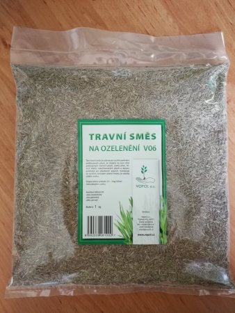 Travní směs na ozelenění - V06 - Velikost balení: 1 kg