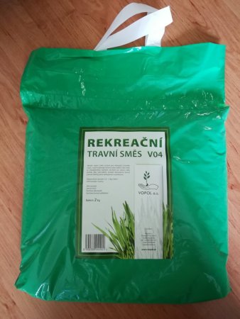 Rekreační travní směs - V04 - Velikost balení: 2 kg