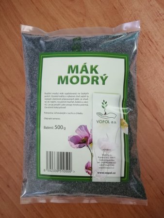 Mák modrý - Velikost balení: 0,5 kg